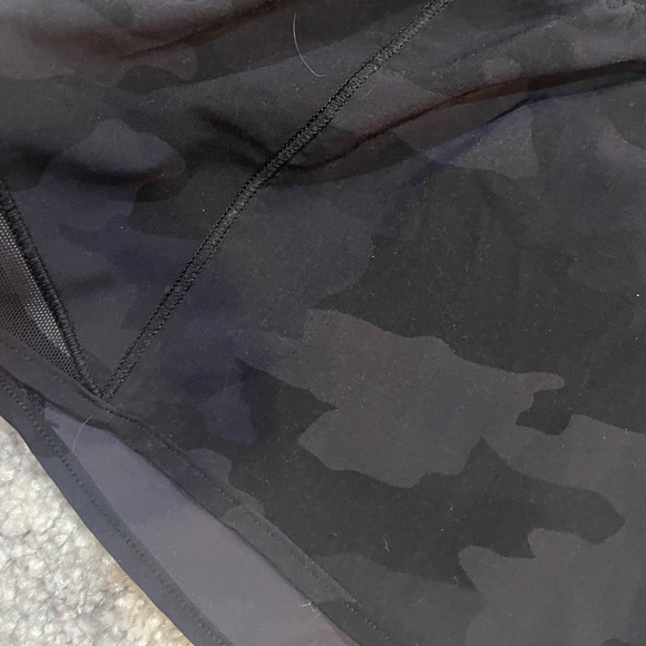 lululemon athletica Camo Black Women's Athletic Shorts - Picture 10 of 12